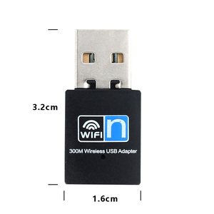 IFA01 Adaptateur Réseau Sans Fil Portable USB Interne Mini8192 300 Mbps Cartes Réseau - Product Image 2