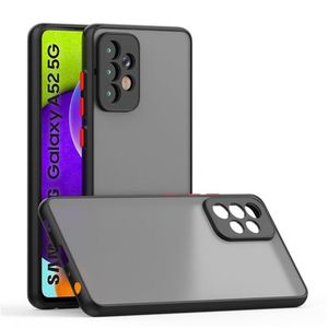 Top qualité Coloré Bouton Peau Tactile Sentiment Translucide Mat Givré Cas de Téléphone pour Xiaomi 11 Lite 5G NE 11T - Product Image 2