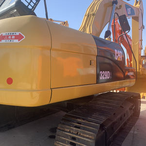 Equipo pesado de buen estado de alta calidad Maquinaria de excavadora sobre orugas Caterpillar CAT 329D usada original - Product Image 3