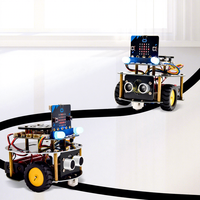 Mobil Kura-Kura Pintar Keyestudio Micro Bit Mini untuk Kit Mobil Robot Pintar MicroBit