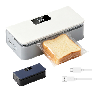 Scelleuse de sacs portable intelligente rechargeable, mini-scelleuse thermique 2-en-1 avec coupe-sac pour la conservation alimentaire quotidienne en cuisine - Product Image 1