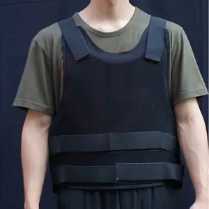 Doubles afe verstellbare versteckte taktische Weste Schwarz Persönlicher Schutz einsatz Stab Proof Tactical Concealable Vest Armor