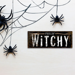 Nouvelles décorations sur le thème d'Halloween, accessoires de fête, plaques en bois sorcière citrouille et étiquettes en bois disponibles pour l'importation transfrontalière. - Product Image 2