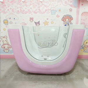 Independiente Cute Bubble Baby Spa <span class=keywords><strong>Bañera</strong></span> Masaje Doble Vidrio Jacussi Acrílico Temperatura Ajustable Niños - Product Image 3