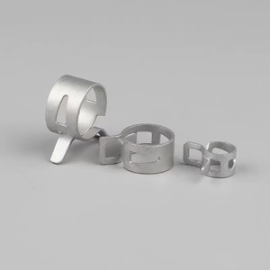 Collier de serrage en acier inoxydable 304 pour tuyau <span class=keywords><strong>flexible</strong></span> avec entraînement à vis sans fin, revêtement Dacromet pour admission d'air turbo haute température, durable et robuste - Product Image 1