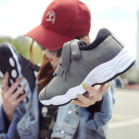 Mode respirant semelle épaisse femmes sport chaussures décontractées marche Style léger chaussures décontractées baskets pour fille