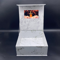 Emballage cadeau direct d'usine boîte à couverture rigide personnalisée écran d'anniversaire 7 pouces LCD boîte cadeau vidéo