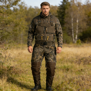 <span class=keywords><strong>Cuissardes</strong></span> de pêche à la mouche respirantes unisexes de haute qualité à 4-5 couches pour hommes, imperméables, avec bottes intégrées, pour la chasse, OEM/ODM - Product Image 4