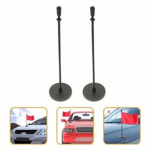 Drapeau magnétique personnalisé de haute qualité pour voiture avec support robuste, fanion publicitaire en gros, logo personnalisé pas cher - Product Image 4