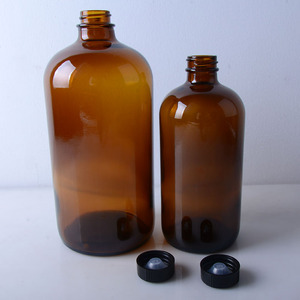 ขวดแก้วกลมบอสตันพร้อมฝาปิดที่เห็นได้ชัด - Product Image 6