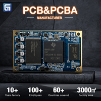 Solution clé en main pour carte contrôleur embarquée DSP Dual Core OMAPL138 PCBA, assemblage SMT BGA haute densité entièrement automatique, qualité rigoureuse