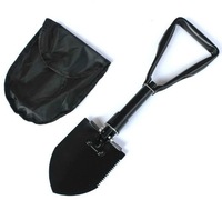 Pelle de camping pliable Kango 3-en-1 multifonctionnelle, pelle de survie robuste pour le jardinage, les voyages tout-terrain, usine OEM Kango