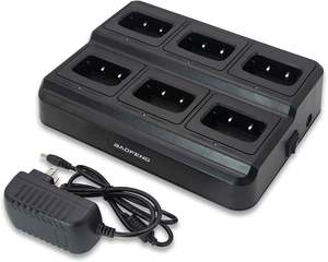 Cargador de Walkie Talkie, cargador de seis vías Base de cargador de unidad múltiple para Walkie Talkies de 777S 666S <span class=keywords><strong>Retevis</strong></span> 1. 1 88ST Plus - Product Image 1