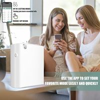 Diffuseur d'arômes électrique sans eau TYLOC, contrôlé par application intelligente, 500 ml, avec connectivité Wi-Fi pour usage domestique