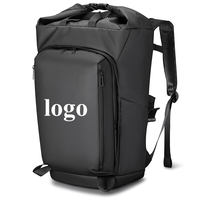 Sac à dos pour ordinateur portable de 15 pouces résistant à l'eau avec logo personnalisé, tendance pour homme, adapté au travail, grande capacité, loisirs, voyage