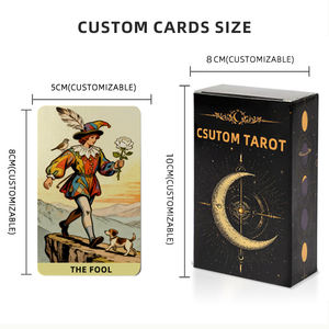 Impresión Personalizada de <span class=keywords><strong>Cartas</strong></span> <span class=keywords><strong>del</strong></span> <span class=keywords><strong>Tarot</strong></span>, Pedido al por Mayor, Fabricante de Juegos de <span class=keywords><strong>Cartas</strong></span> OEM, <span class=keywords><strong>Cartas</strong></span> <span class=keywords><strong>del</strong></span> <span class=keywords><strong>Tarot</strong></span> Personalizadas con Todos los Accesorios - Product Image 4