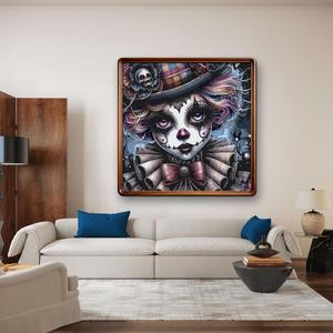 HJ Painting Ready To Ship Cartoon Characters DIY Acrylic Pigment Painting By Numbers 35*35cm Already Framed Canvas Set Kit