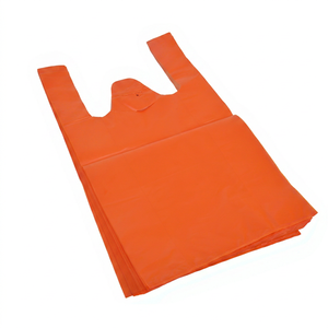 Bolsas de Compras Biodegradables de PLA con Impresión Serigráfica Personalizadas para Tiendas de Alimentos, OEM ODM - Product Image 1