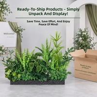 Plantes vertes artificielles pour l'aménagement paysager, fleurs artificielles, arrangements décoratifs, jardinières extérieures