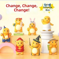 Boîte Mystère Surprise - 6 Figurines Standard + 1 Figurine Secrète - Jouet de Collection Transformable en PVC, Thème Science-Fiction et Fantastique, Cadeau 14