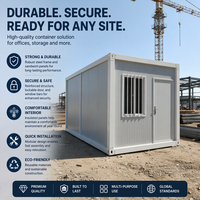 Installation rapide de maisons conteneurs modernes, bâtiments à structure légère en acier pour villas, hôtels, commerces temporaires, cliniques et espaces publics.