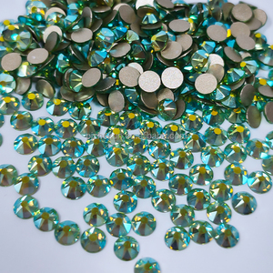 Cristales de Estrás ZK Ecológicos Rosa <span class=keywords><strong>AB</strong></span> SS16-SS30 de Alta Calidad 2088, Parte Posterior Plana, 8 Grandes, 8 Pequeños, 16 Cortes, para Manualidades y Decoración de Uñas - Product Image 3