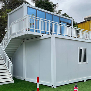 Toppre tháo dỡ khung phong cách độc đáo 20ft 40ft container nhà cắm trại container nhà <span class=keywords><strong>prefab</strong></span> nhà khung thép mạ kẽm - Product Image 4