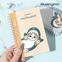 Cuaderno Espiral Guangbo con Diseño de Tiburón, Tamaño A6, Encuadernación en Espiral, Agenda de Alta Calidad y Atractiva Apariencia para Estudiantes