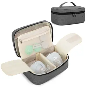 EVA Factory Direct Sale Hard One Breast Pump Storage Carry Travel Case Waterproof Wearable Breast Pump Carry Bag
