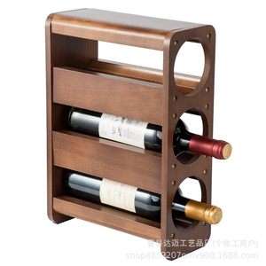 Estante de madera para vino, almacenamiento duradero de 5L para botellas de vino tinto y champán, uso doméstico en bares - Product Image 2
