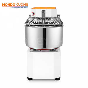 Machine à pétrir la farine à pâtes commerciale 20l Mélangeur <span class=keywords><strong>spiral</strong></span> de boulangerie 20 litres Mélangeur à pâte à pizza 8kg - Product Image 2