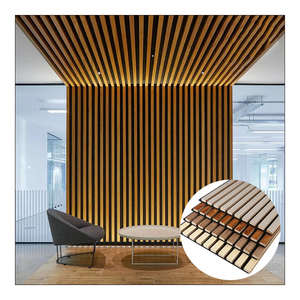 Akupanel Light Oak MDF Chapa Listones de madera Panel de pared acústico/Panel de techo - Product Image 1