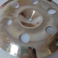 B20 Bronze Ozone Cymbal, 6-Loch-Effekt-Cymbal 8"-20" für Schlagzeug, Heller Spezialeffekt-Sound für Schlagzeuger