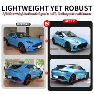 Kit carrosserie en fibre de carbone sèche de style 707 de qualité supérieure pour Aston Martin DBX : pare-chocs avant et arrière, jupes latérales - Product Image 2