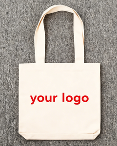 Sac fourre-tout en toile de coton imprimé personnalisé, écologique, pliable, avec fermeture éclair, idéal pour les cadeaux (vente en gros) - Product Image 3