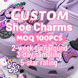 Chaussures sabot tendance avec décorations de la série <span class=keywords><strong>NHL</strong></span>, hockey, sport, PVC souple, breloques pour femmes, accessoires NHLSupporters Lilu - Product Image 4