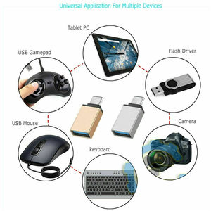 Adaptador OTG USB-C Macho a USB-A 3.0 Hembra de Aleación de Aluminio a Buen Precio para Laptop <span class=keywords><strong>y</strong></span> Smartphone, en Stock - Product Image 4