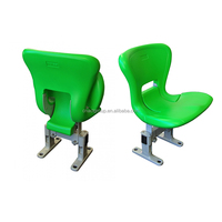 Siège de stade commercial en plastique HDPE, chaise inclinable, siège de gradins, anti-vandalisme, robuste, résistant aux intempéries, pour les sports de plein air