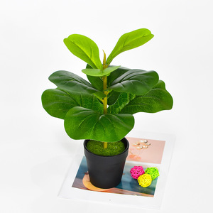 Piante Verdi Artificiali in Vaso Stile Nordico Qin Ye Rong per Decorazione Domestica <span class=keywords><strong>e</strong></span> <span class=keywords><strong>Architettura</strong></span> Paesaggistica - Product Image 3