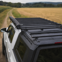 Auvent de camion en aluminium robuste avec fenêtres à persiennes ventilées, rails de toit à fente en T et serrure à clé pour RAM 1500 OEM ODM