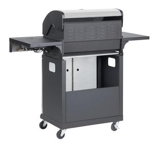 Gril à gaz propane commercial avec 4 brûleurs Chariot de cuisine extérieur portable Barbecue en acier Camping <span class=keywords><strong>Fonction</strong></span> de rôtisserie intérieure - Product Image 6