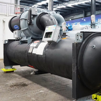 Enfriador Centrífugo Industrial de Segunda Mano, 2982KW, R134a, Refrigerado por Agua, Unidad de Refrigeración Central Comercial HVAC