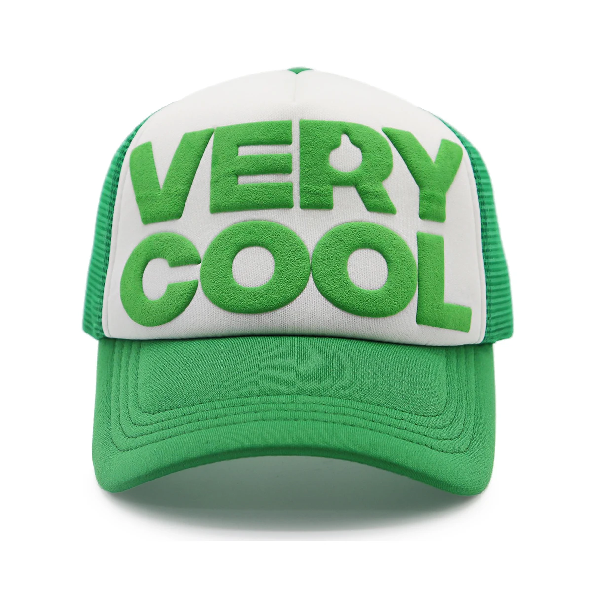 Custom Sports Mesh Cap - 5-Panel Trucker Hat with Puff Print