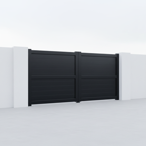 Clôture automatique en aluminium de style moderne pour villa, installation facile, design personnalisé, 6 pieds, couleur/taille personnalisée, <span class=keywords><strong>allée</strong></span> - Product Image 3