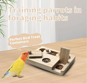 ของเล่นไม้สำหรับฝึกอาหารนกแก้ว - Product Image 2