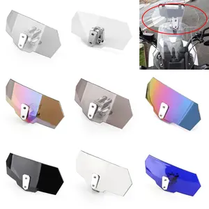 Areyourshop Universal Adjustable Windshield Screen Extension Deflector For Honda For Yamaha