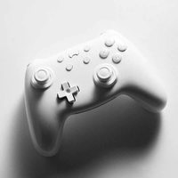 Control Inalámbrico para Juegos con Joystick de Efecto Hall TMR, Color Blanco, para Switch, iOS y Android