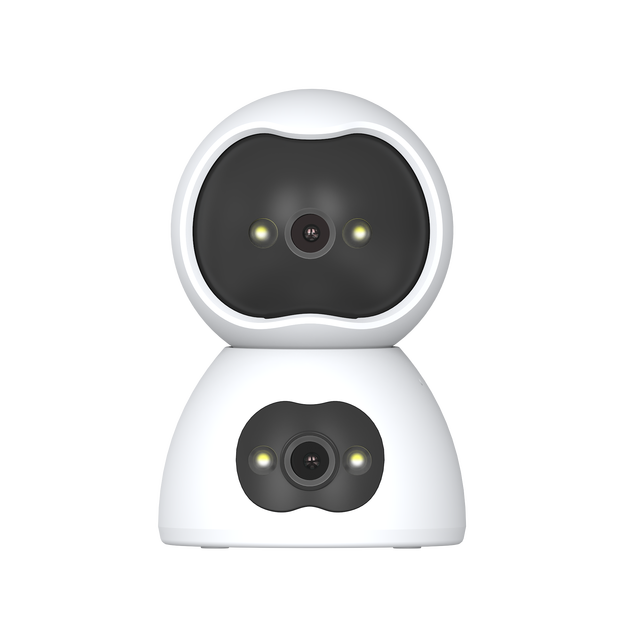 XIAOVV  Brand Phone Control PTZ Home Security Camera Dual Lens 360 Degree Two-way Audio Indoor Wifi Camera