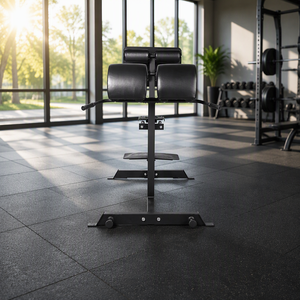 Banco Glute Ham Developer, Silla Romana Ajustable con Marco de Acero, Rodillo para Tobillos Acolchado para Entrenamiento de Fuerza en Casa - Product Image 3