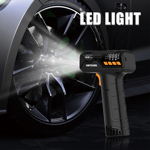 Mới 17mm Điện máy bơm không khí không dây lốp Inflator 4000mAh ABS + Vật liệu kim loại 150PSI Xách Tay Xe không khí lốp màn hình áp suất - Product Image 5